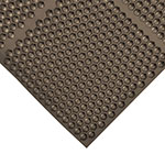 NoTrax 406179 Optimat Grease-Resistant Floor Mat, 36 x 48 in, 1/2 in Thick, Brown