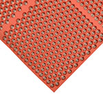 NoTrax 406182 Optimat Grease-Proof Floor Mat, 36 x 24 in, 1/2 in Thick, Red