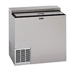 Perlick BC36LT 36-in Flat Top Low Temperature Bottle Cooler, Black