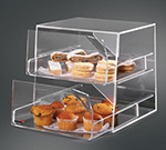 Rosseto Serving Solutions BAK2231 2-Drawer Countertop Bakery Display Case - 10x11x12