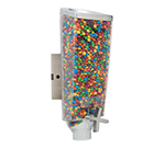 Rosseto Serving Solutions EZ501 1-gal Wall-Mount Candy Dispenser - Clear