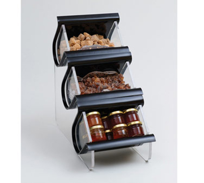 Rosseto Serving Solutions EZO715 Countertop Condiment Caddy - (6)Compartments, White