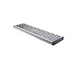 Rosseto Serving Solutions EZT016 Catch Tray for 5-Unit Wall-Mount Candy Dispenser - Stainless