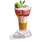 Rosseto Serving Solutions L12400 6-oz Dolce Cup with Lid - Polystyrene, Clear