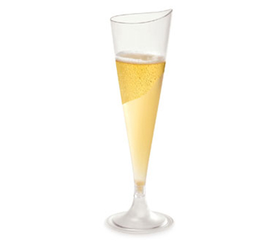 Rosseto Serving Solutions L50300 4-oz Liteware Champagne Flute - Polystyrene, Clear