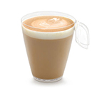 Rosseto Serving Solutions L50600 8-oz Liteware Leaf Coffee Cup - Polystyrene, Clear