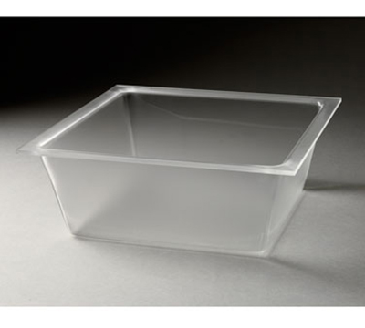 Rosseto Serving Solutions LDT1401 13-3/10" Square Flat Serving Tray - Frosted Acrylic