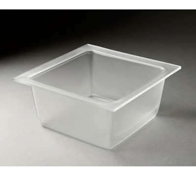 Rosseto Serving Solutions MDT1456 9-2/5" Square Serving Bowl - Frosted Acrylic