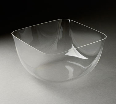 Rosseto Serving Solutions MIB1470 8-7/10" Square Ice Serving Bowl - Clear Acrylic