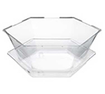 Rosseto Serving Solutions SA121 8-qt Honeycomb Ice Tub - Catch Tray, Clear Acrylic