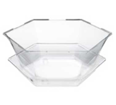 Rosseto Serving Solutions SA121 8-qt Honeycomb Ice Tub - Catch Tray, Clear Acrylic