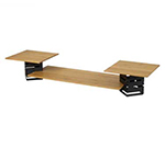 Rosseto Serving Solutions SK003 5-Piece Multi-Level Riser Set - Bamboo/Black