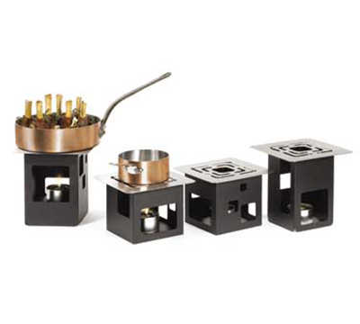 Rosseto Serving Solutions SK019 14-Piece Square Warmer Kit - Black