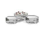 Rosseto Serving Solutions SK021 9-Piece Honeycomb Cooler Kit - Stainless