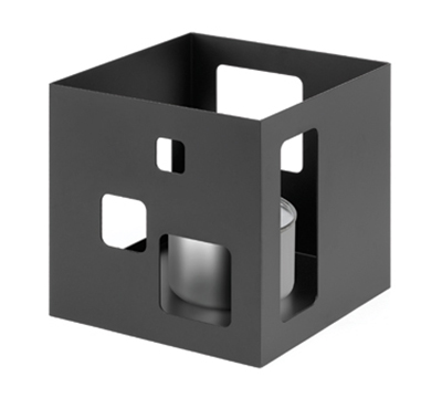 Rosseto Serving Solutions SM140 7" Square Warmer - Black