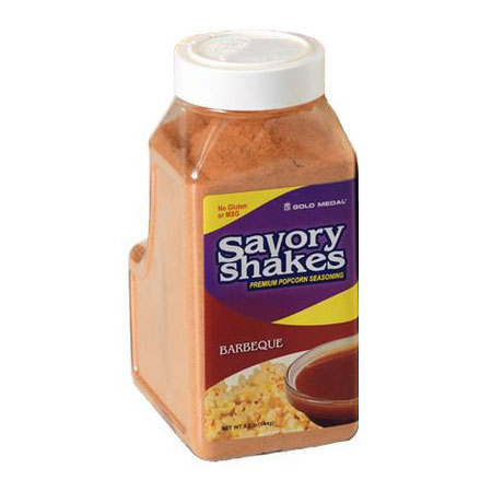 Gold Medal 2352S Savory Shakes Jug, 18 oz, Barbeque, Plastic Jug W/ Handle, (4) Jars Per Case