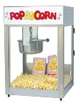 Gold Medal 2389 120208 Popcorn Machine w/ 8-oz EZ Kleen Kettle & Red Dome, 120/208 V
