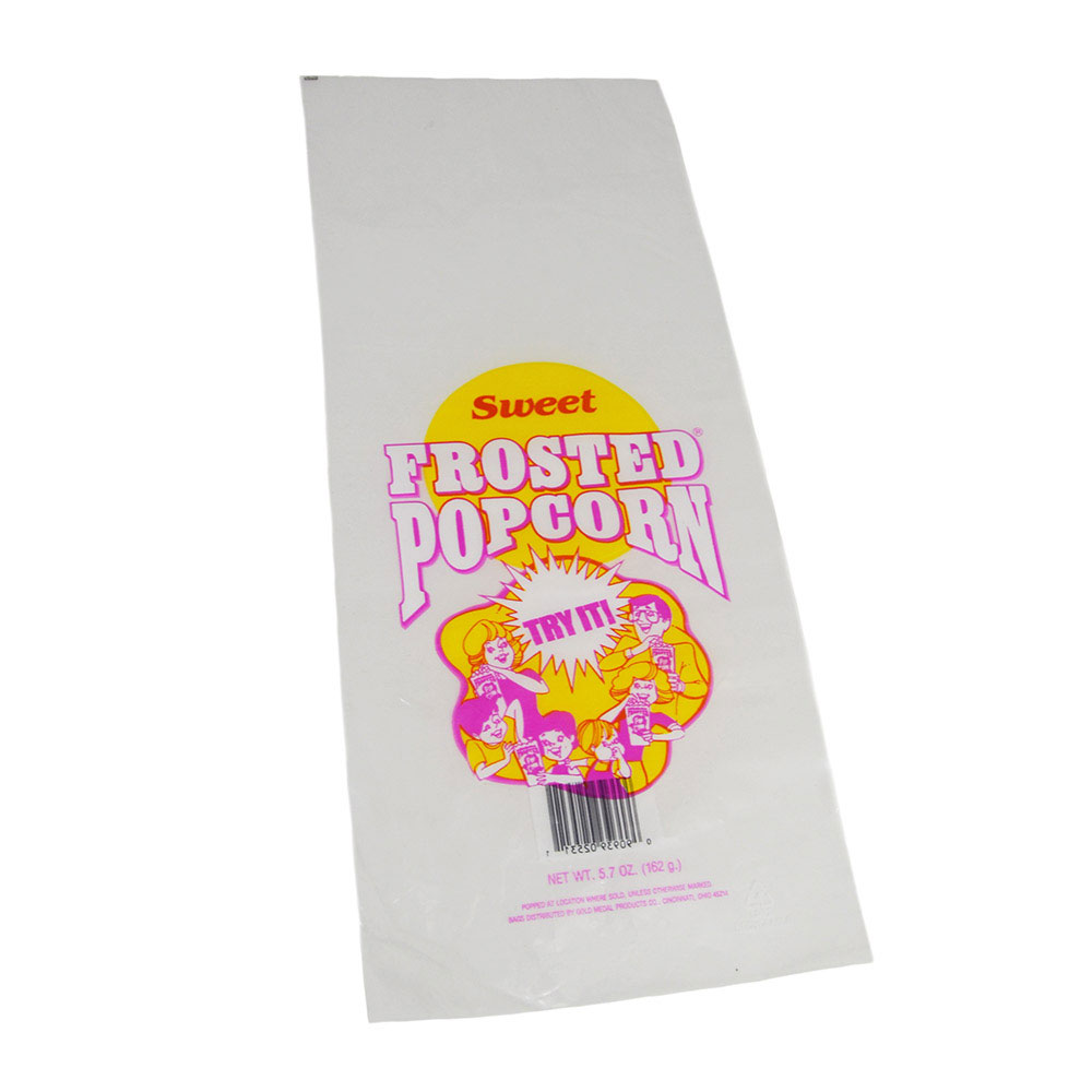 Gold Medal 2531 Sweet Frosted Poly Bags, 18 in, 5.7 oz, 1000 Per Case