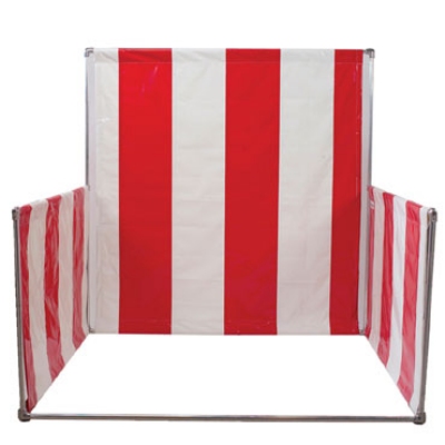 Gold Medal 7807 Whiz Bang Game Booth, 72 in x 72 in Back Panel, 72 in x 36 in Side Panels