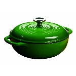 Lodge EC3D53 Lodge Color Enamel Dutch Ovens, 3 Qts, Gradated Green