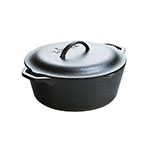 Lodge L10DOL3 Lodge Logic Dutch Oven, 7 Quarts, Loop Handle, Pre-Seasoned Cast Iron