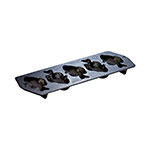 Lodge L5PP3 Lodge Logic Bread Pan, Perch Shaped Impressions, 5 Impressions