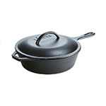 Lodge L10CF3 Lodge Logic Chicken Fryer w/ Iron Cover, 5 qt, Pre-Seasoned Cast Iron