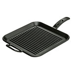 Lodge P12SGR3 Pro-Logic Square Grill Pan, 12 in, Pre-Seasoned Cast Iron