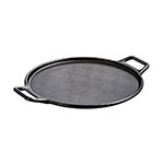 Lodge P14P3 Pro-Logic Pizza Roasting Pan, 14 in, Pre-Seasoned Cast Iron
