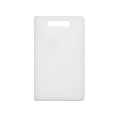 Update International CB-610 6 x 10 in x 1/2 in, White Polyethylene Cutting Board, NSF