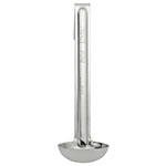 Update International LOP-20SH 2 oz 6 in Handle Stainless Steel Ladle