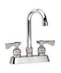 Krowne 15-301L Low Lead Royal Series Faucet, 5-in Wide, Deck Mount, 4-in Center