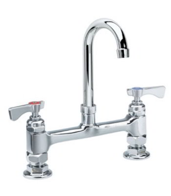 Krowne 15-802L Low Lead Royal Series Faucet, Deck Mount, 8-1/2-in Wide