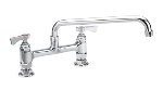Deck Mount Royal Series Faucet, 12-in Long, 8-in Center, Mount Kit