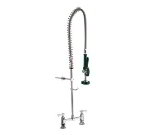 Krowne 17-208WL Low Lead Pre-Rinse Assembly w/ Wall Bracket, 38-in H & 8-in Center