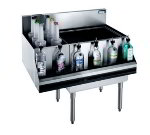 Krowne KR18-M36R-10 Left Bottle Section/Right Ice Bin - 80-lb Capacity, 36x19