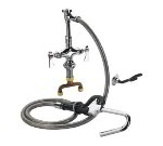 Krowne 20-201L Deck Mount Low Lead Pot Filler Assembly, 72-in Steel Hose