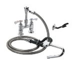 Krowne 20-204L Low Lead Pot Filler Assembly, Built in Check Valves, 4-in Center
