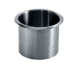 Krowne D-16 Standard Series Loose Open Waste Chute, Stainless