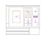 Krowne KRPT-54BLP-10 Pass-Thru Workstation w/ Left Ice Bin, 2-Dump Sink on Left, 54 x 46-in