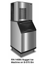 Manitowoc Ice RN-1408A Nugget Style Ice Maker w/ 1289-lb/24-hr Capacity, Air Cool, 208/1v