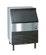 Cube-Style Ice Maker w/ 220-lb/24-hr Capacity & Bin, Air-Cool, 1/2-Dice, 208/1V