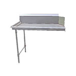 John Boos JDTC-20-48L 48-in Clean Dishtable w/ 16-ga Stainless Legs, L to R