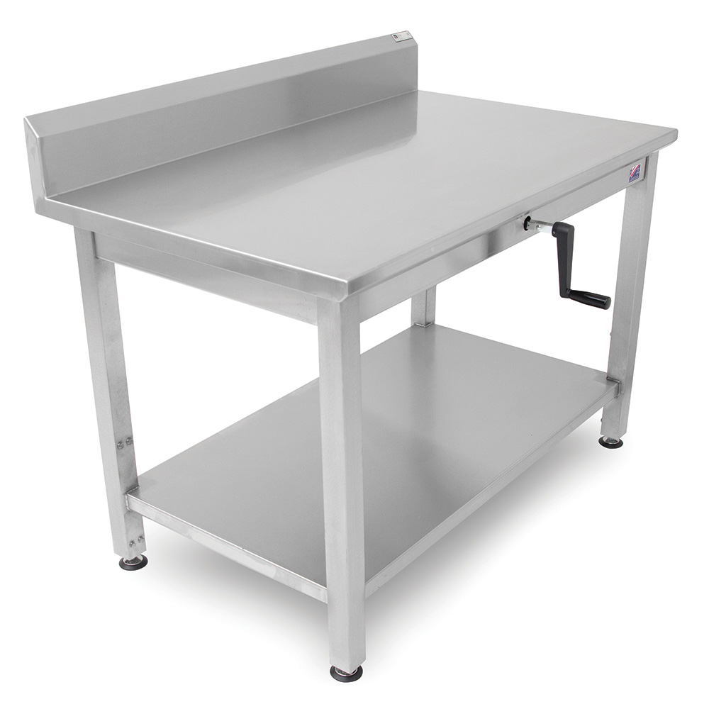 John Boos LT6R5-3048SSW Adjustable Table w/ 5" Riser - Ergonomic, 48x30", Stainless