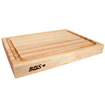 John Boos RA02-GRV Cutting Board, Grooved w/ Handle Grips, 15x20x2.25-in, Hard Rock Maple