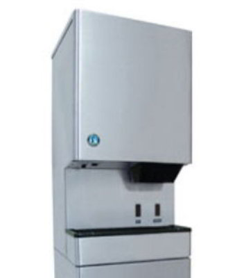 Ice Maker / Dispenser, 409-lb/24 Hr, 40-lb Storage, Sensor