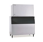 Hoshizaki KM-1301SWH Crescent-Style Ice Maker w/ 1318-lb Production, Water-Cool, Stainless