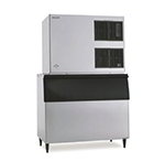 Hoshizaki KM-1900SWH Crescent Style Ice Maker w/ 1876-lb/24-hr Capacity, Water Cool, Stainless