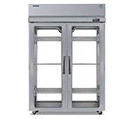 Hoshizaki PTR2SSB-FGFG Pass-Thru Refrigerator w/ 2-Front & 2-Back Glass Full Doors, Stainless
