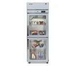Hoshizaki RH1-SSE-HG Reach-In Refrigerator w/ Half Glass Doors, Stainless